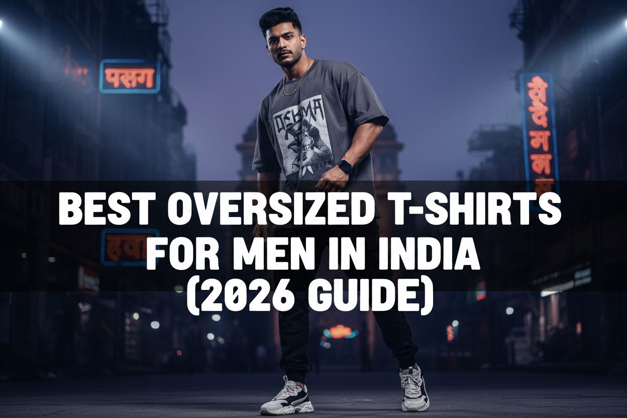 Best oversized T-shirts for men in India 2026 - Beast Mentality premium gym and streetwear collection