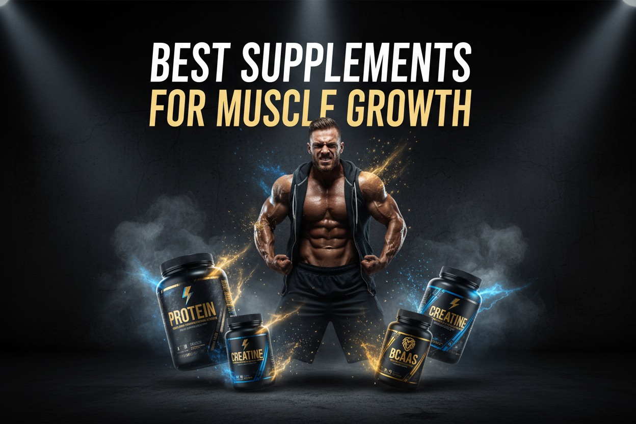 Best supplements for muscle growth 2026 science-backed guide - Beast Mentality India gym fitness