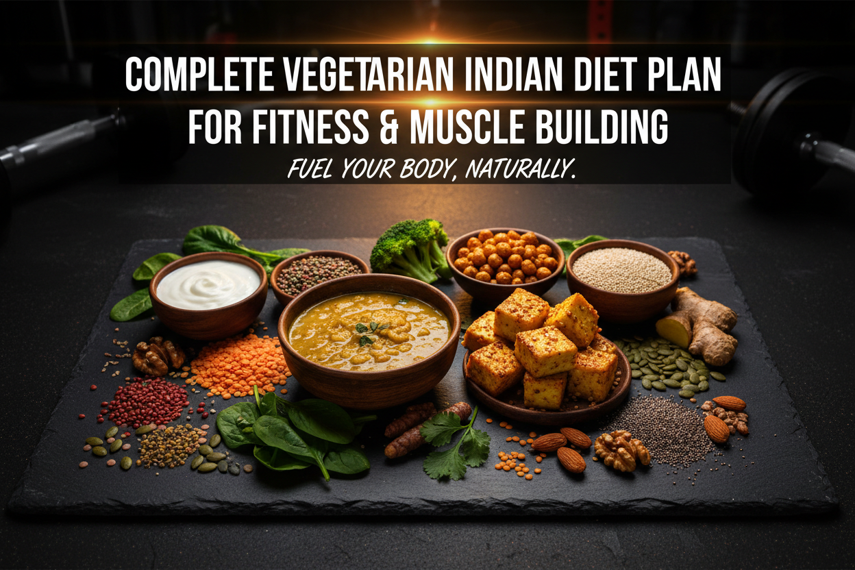 Complete Vegetarian Indian Diet Plan for Fitness & Muscle Building Beast Mentality