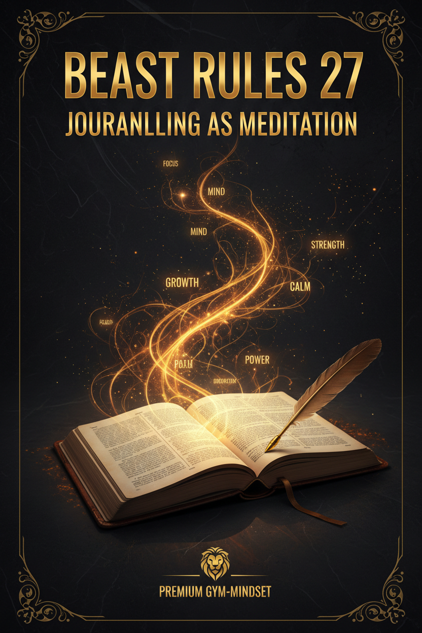 Beast Rules 27 — Journalling as Meditation